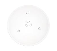 Plato Giratorio de Vidrio para Microondas, resistente, 31,5cm | Vidrio Templado, Superficie Lisa sin Recubrimiento, Uso Doméstico, Apto para Cocina Familiar y Sobras