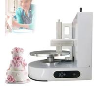 Plato Giratorio Eléctrico Automático Para Pasteles, Máquina Esparcidora Para Decoración de Pasteles de Acero Inoxidable con Velocidad Ajustable Para Pasteles de 4 a 12 Pulgadas