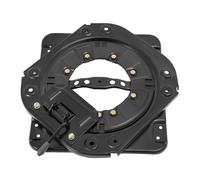 Plato giratorio giratorio de 360 grados, base giratoria de asiento de 3 mm de grosor, bandeja giratoria para asiento principal, asiento del copiloto, asiento trasero individual, cojinete giratorio