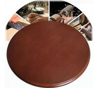 Plato giratorio grande de 24 35 pulgadas, bandeja giratoria de madera lisa para mesa de comedor, cocina, oficina en casa y bar, diseño giratorio silencioso