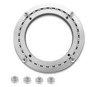 Plato Giratorio Lazy Susan, Base giratoria con cojinetes, Resistente, con Placa giratoria Lazy Susan, rodamiento Giratorio 360 Grados, Organizador Aluminio para Mesa Comedor, TV, Monitor computador
