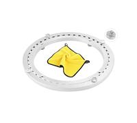 Plato Giratorio Mesa Silenciosa 50cm,Grande Plataforma Giratoria,Placa Giratoria con Rodamiento,Base Giratoria de Aluminio para Restaurante TV Tartas Fotografia Monitor