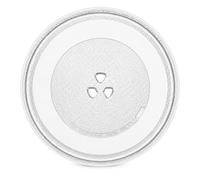 Plato giratorio microondas 25,5 cm, centro pequeño de 17,5 mm | Plato de 25,5 cm con centro de 17,5 mm y pistas de 16,2/21,8 cm; compare la base y el aro antes de comprar.