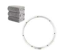 Plato Giratorio Robusto de Acero Inoxidable, Lazy Susan Con Rodamiento de Bolas, Mesa de Comedor Redonda, Placa Lisa Para Pantallas de Ferias (1, 40 cm)