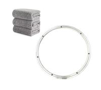 Plato Giratorio Robusto de Acero Inoxidable, Lazy Susan Con Rodamiento de Bolas, Mesa de Comedor Redonda, Placa Lisa para Pantallas de Ferias (2, 60 cm)