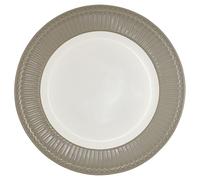 Plato Greengate ALICE Gris 26,5 cm Plato De Comida Everyday Vajilla WARM GREY