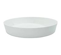 Plastiken Plato de inyección para maceta Ø28 x 4,4 cm Blanco