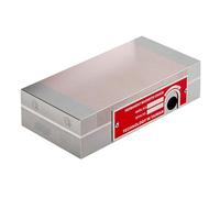 Plato Magnético Permanente de Polo Fino, Mesa Magnética de Sujeción con Fuerza de 150 N/cm² - Paso Magnético 0.5+1mm, Placa Magnética Senoidal para Rectificadora de Superficie, EDM & Fresado 70x150mm