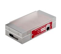 Plato Magnético Permanente de Polo Fino, Mesa Magnética de Sujeción con Fuerza de 150 N/cm² - Paso Magnético 0.5+1mm, Placa Magnética Senoidal para Rectificadora de Superficie, EDM & Fresad 150x300mm