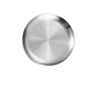 Plato Metálico Plato de acero inoxidable for comedor, resistente a la suciedad, for cocina, bar, vajilla, plato for fruta, aperitivos, pasteles, bandeja for camping, picnic, accesorios(1p Gold)