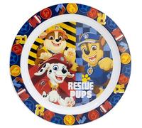 Plato infantil reutilizable de plástico apto para microondas de La Patrulla Canina Boy