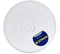 Plato Microondas Universal Ø 27 cm GASUK09P11001R para Panasonic 297544 para Gorenje 243017000017 para Sharp 482000100016 para Whirlpool para Indesit Plato Giratorio 270 mm - Monteral
