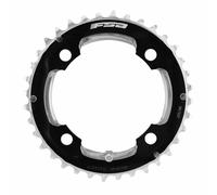 Plato MTB 4 brazos d.104 FSA original 36 dientes doble exterior aluminio negro 1