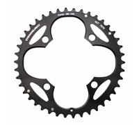 Plato MTB 4 brazos d.104 Stronglight triple 42 dientes exterior negro aluminio -