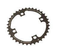 Plato MTB 4 brazos d.104 TA Chinook doble-triple 36 dientes exterior negro alumi