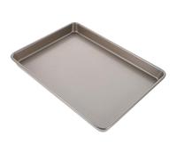 Plato Multifuncional de Acero al Carbono Dorado 12 Pulgadas | Antiadherente, Desmoldeo Fácil y Conductividad Térmica Alta, Diseño de Borde Redondeado, Uso Doméstico
