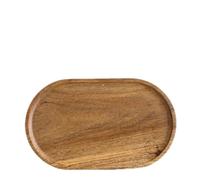 Plato multifuncional de madera for cena, plato for refrigerios, plato for frutas, esencial for la organización de fiestas, fácil de limpiar, ideal for buffet familiar, entretenimiento, la comida está