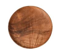 Plato multifuncional de madera for cena, plato for refrigerios, plato for frutas, esencial for la organización de fiestas, fácil de limpiar, ideal for buffet familiar, entretenimiento, la comida está