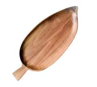 Plato multifuncional de madera for cena, plato for refrigerios, plato for frutas, esencial for la organización de fiestas, fácil de limpiar, ideal for buffet familiar, entretenimiento, la comida está