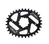 Plato One DM6 Ovalution 30 negro, adecuado para SRAM T.A.