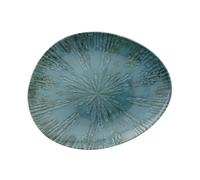 Plato Ovalado Arthur Krupp Fusion Blue De Porcelana 31x26 Cm