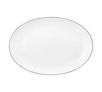 Plato Ovalado Seltmann Weiden Lido Black Line 35x24 Cm