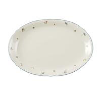 Plato Ovalado Seltmann Weiden Marie-Luise Con Flores 35 Cm