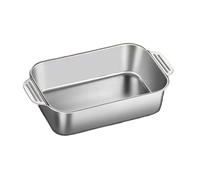 Plato para asar pescado, utensilios de cocina, bandeja para asar acero inoxidable, placa de calentamiento uniforme a la parrilla para uso en cocina, utensilios de cocina para reuniones familiares