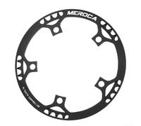 Plato para BCD 130 mm aleación de aluminio ultraligero 45T velocidad única y 10 velocidades compatible con diseño hueco para rendimiento de ciclismo, negro (45T negro)