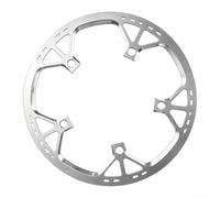 Plato para bicicleta de carretera 52T 130BCD para aluminio duradero 52T | Para piñón 52T duradero, resistente al desgaste para la superficie, dientes de precisión, se adapta a bielas estándar