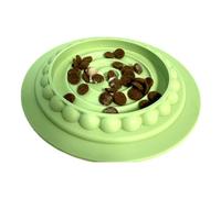 Plato Para Comer Saludable: Plato De Alimentación Complementario, Superficie Para Lamer Estampada, Diseño De Gestión De Ingesta Gradual, Material Duradero Y Fácil De Lavar | Programa De Control De Pes