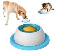 Plato para Lamer Perro Azul, Bowl Interactivo para Mascotas, Alimentador Lento para Calmar la Ansiedad, Juguete de Enriquecimiento para Perros, Ideal para Entrenamiento y Baño