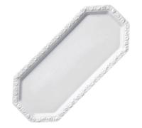 Plato Para Pastel Rectangular Rosenthal Maria Blanco 36 X 16 Cm