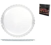Plato Para Tarta Maxi Patisserie De Vidrio Transparente Cm37X1H