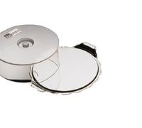 Plato para tartas APS "Barock", 2 piezas, plato para tartas con borde barroco + bonete, extra estable, plato para tartas, plato para tartas de acero inoxidable, plato para servir, 31,5 x 37,5 cm, tapa con 10 cm de altura
