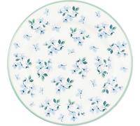 Plato Pequeño Greengate ALAIA Blanco Con Flores Azules 15 cm Plato De Postre