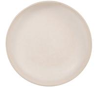 Plato plano de gres beige