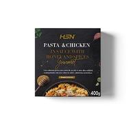 Plato Preparado Gourmet Pasta con Pollo en Salsa de Miel de HSN | 400 gramos | Listo para Calentar y Tomar | Alto en Proteínas, Bajo en calorías | Comida Sana y Rica