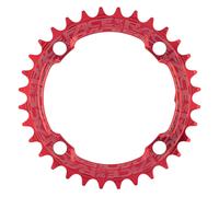 Plato RaceFace Narrow Wide: 104mm BCD 30t Rojo