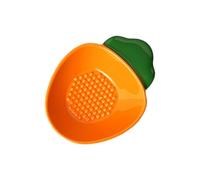 Plato rallador de cerámica con forma de zanahoria, picador de ajo y jengibre, para hacer pasta de fricción elevada, extraer jugo de cáscara de cítricos frescos, herramienta de cocina lavable a mano