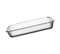 Plato rectangular multifuncional de vidrio para el hogar, cocinas, microondas, horno, hornear, servir sartén, bandeja transparente para servir frutas