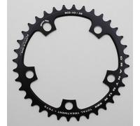 Plato ruta 5bra d.110 miche 36dts interior tipo shimano y campagnolo alu negro 9
