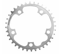 Plato ruta 5bra d.110 stronglight 36dts interior plata alu 7075 tipo shimano 9-1