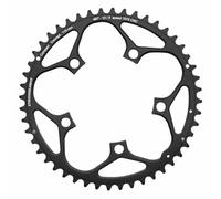Plato ruta 5bra d.110 stronglight 48dts exterior negro alu 7075 tipo shimano 9-1