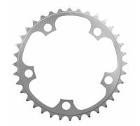 Plato ruta 5bra d.110 stronglight dural 36dts interior plata tipo shimano 8-9v.