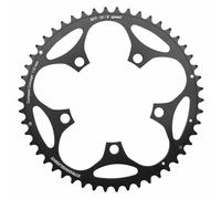 Plato ruta 5bra d.110 stronglight dural 50dts exterior negro tipo shimano 8-9v.