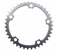 Plato ruta 5bra d.130 miche 39dts interior tipo shimano plata 9-10v.
