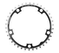 Plato ruta 5bra d.130 stronglight 38dts interior negro alu 7075 tipo shimano 9-1