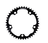 Plato ruta 5bra d.130 stronglight dural 42dts interior negro tipo shimano 8-9v.