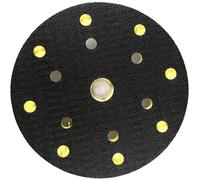 Plato Soporte Lijadora Orbital 150mm 6" - 14 Agujeros - Sistema Tipo Velcro (Gancho y Bucle) - Base Repuesto para Lijadora Excéntrica